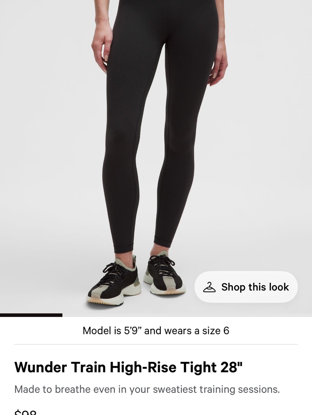 lululemon athletica Wunder Train High-Rise Tights — Black